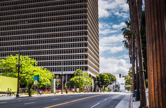 Building of the federal court in Los Angeles, California, USA