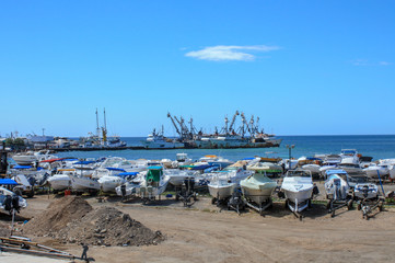 Harbor in isla margarita