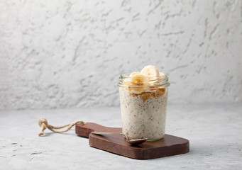 breakfast with  overnight oatmeal