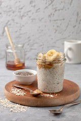 breakfast with  overnight oatmeal
