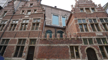 Old architecture in Antwerp, Belgium.