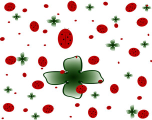 ladybugs and lucky clovers