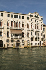 Fototapeta na wymiar Palazzo Palazzo Barbaro, Canale Grande, Venedig, Italien, Europa
