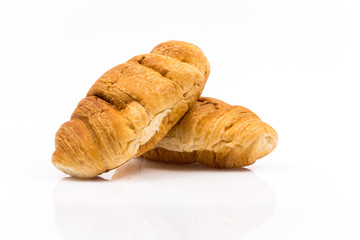 Croissant with chocolate