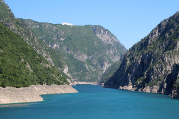 Piva Lake, Montenegro