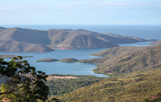 national park mochima on sunny day