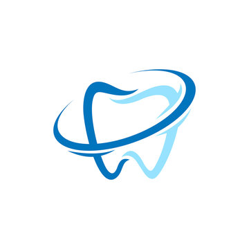 dental vector graphic abstract logo design modern