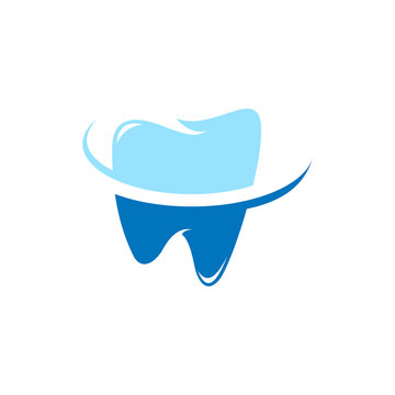 dental vector graphic abstract logo design modern