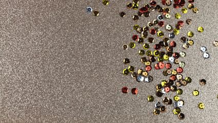 Bunte Pailletten - Glitzer - Hintergrund