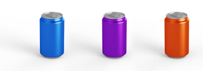 Blank small aluminium soda can mockup. Ideal for beer, lager, alcohol, soft drinks, soda, fizzy pop, lemonade, cola, energy drink, juice, water etc.