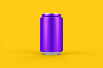 Blank small aluminium soda can mockup. Ideal for beer, lager, alcohol, soft drinks, soda, fizzy pop, lemonade, cola, energy drink, juice, water etc.