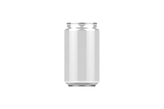 Blank small aluminium soda can mockup. Ideal for beer, lager, alcohol, soft drinks, soda, fizzy pop, lemonade, cola, energy drink, juice, water etc.