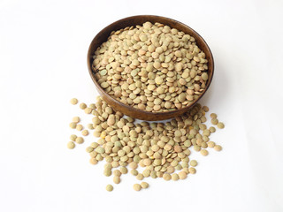 Kase içinde mercimek