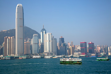 Fototapeta na wymiar Hong Kong ferry