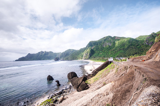 Road to heritage village of Chavayan, Sabtang, Batanes, Philippines