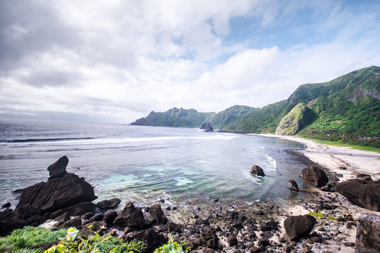 Road to heritage village of Chavayan, Sabtang, Batanes, Philippines