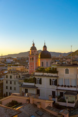 Fototapeta na wymiar view of Chiavari, Genova , Liguria