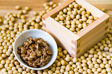 納豆　大豆