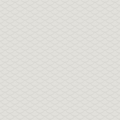 Abstract seamless pattern. Stylized roof shingles. Shades of Beige. Random arc texture. For decoration, wallpaper, web-page background.