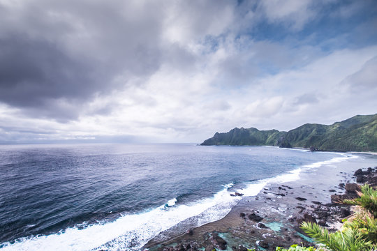 Road to heritage village of Chavayan, Sabtang, Batanes, Philippines