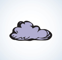Cloud. Vector illustration