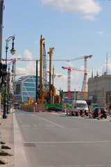 Cantiere edile in citt&agrave; 