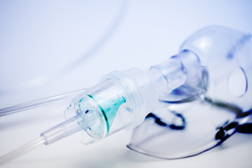 Nebulizer mask used with asthma inhaler for inhalation and respiratory health