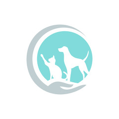 vector animal and pet logo design abstract modern