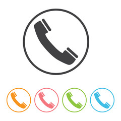 Phone receiver icon.