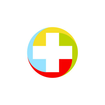 Plus logo vector medical graphic abstract