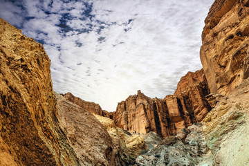 Death Valley et ses formations rocheuses