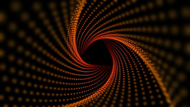 Geometric Triangle Tunnel Abstract Motion Black Background Animated Computer Design Abstract Background