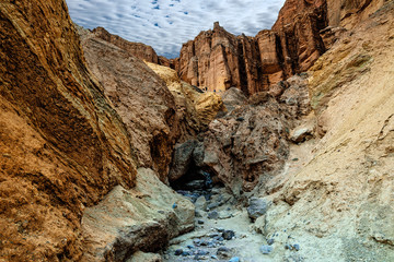 canyon dans la vallée de la mort