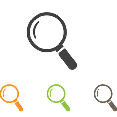 Lens icon vector, flat design best vector icon