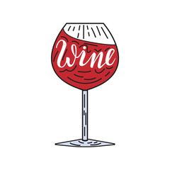 Wine Simple Illustration