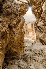 canyon dans la vallée de la mort