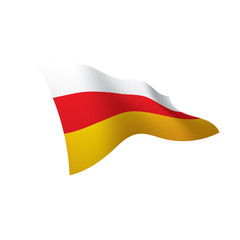 South Ossetia flag, vector illustration