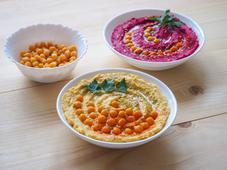 Healthy diet food from the chickpeas. Ramadan food.
