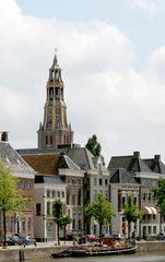 Naklejka premium Daily life and City view in Groningen