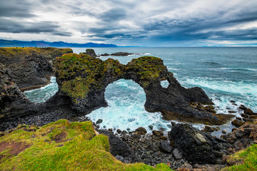 Gatklettur Rock Arch Iceland