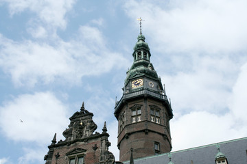 Fototapeta na wymiar The building of the university in Groningen