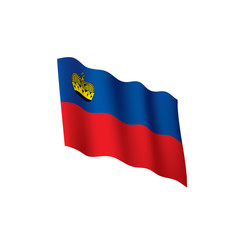 liechtenstein flag, vector illustration