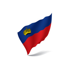 liechtenstein flag, vector illustration