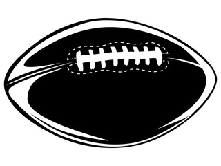 football ball on white