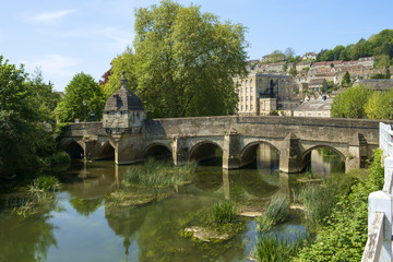 Historic Town Bridge and Lock-up, Bradford-on-Avon, Wiltshire, UK