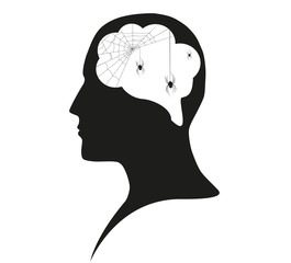 Spiders in human mind