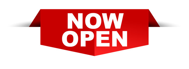 banner now open