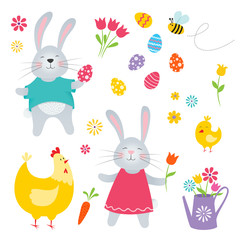 Fototapeta premium Easter set