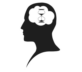 Mobile phone in hand - icon