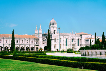 Fototapeta na wymiar The Jeronimos Monastery, Lisbon, Portugal.